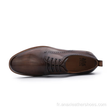 Dernières chaussures en cuir pour hommes